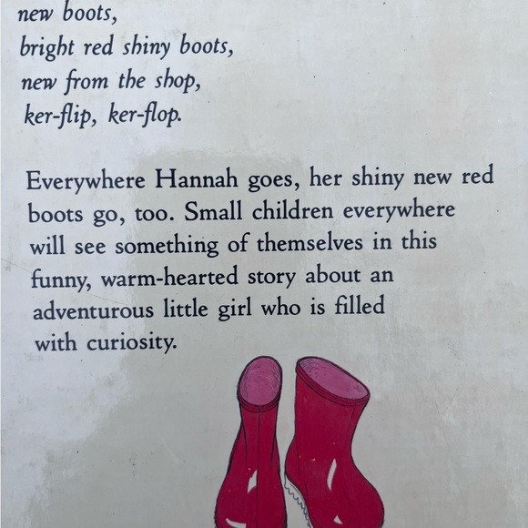 ‘HANNAH’S NEW BOOTS’ VINTAGE HARDCOVER CHILDRENS BOOK 1993 - Picture 8 of 10